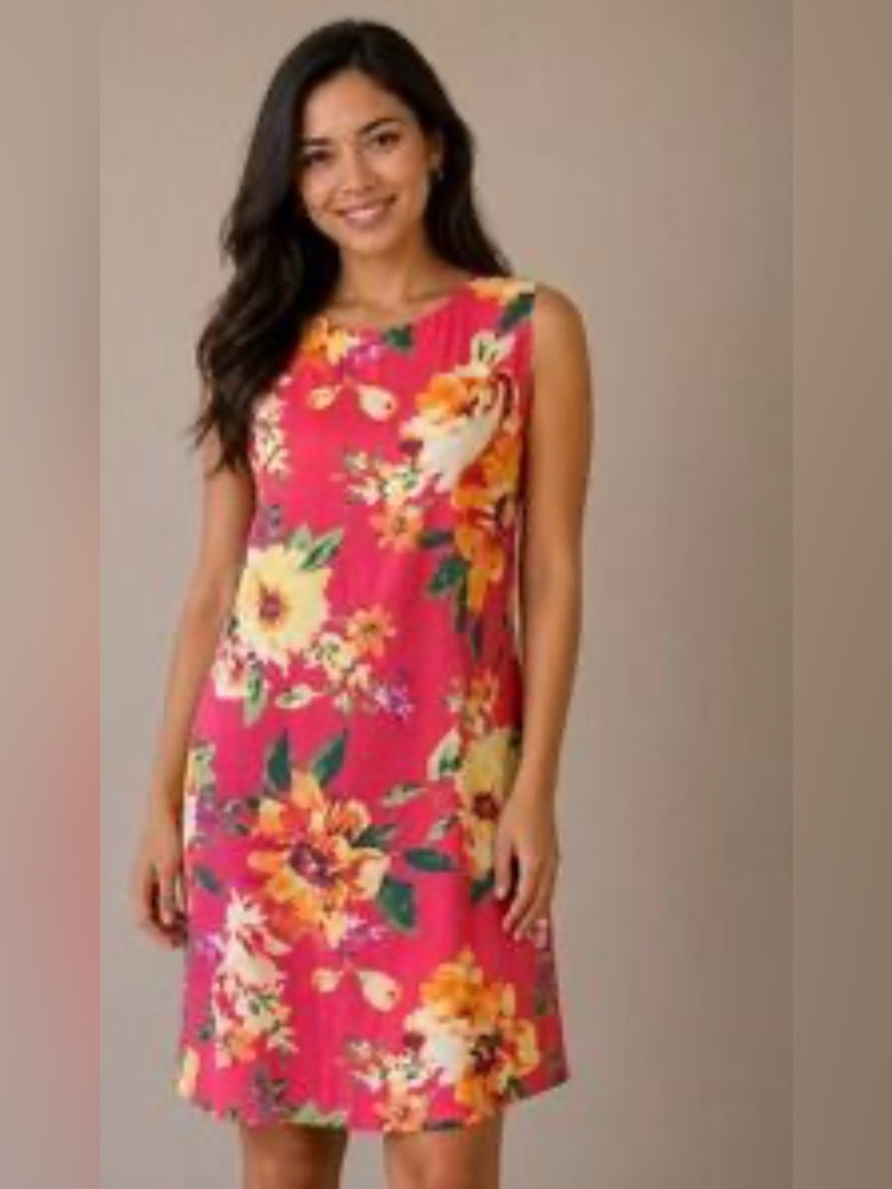 ALYX Vibrant Tropical Floral Print Sleeveless Sheath Dress Size 12 NWOT